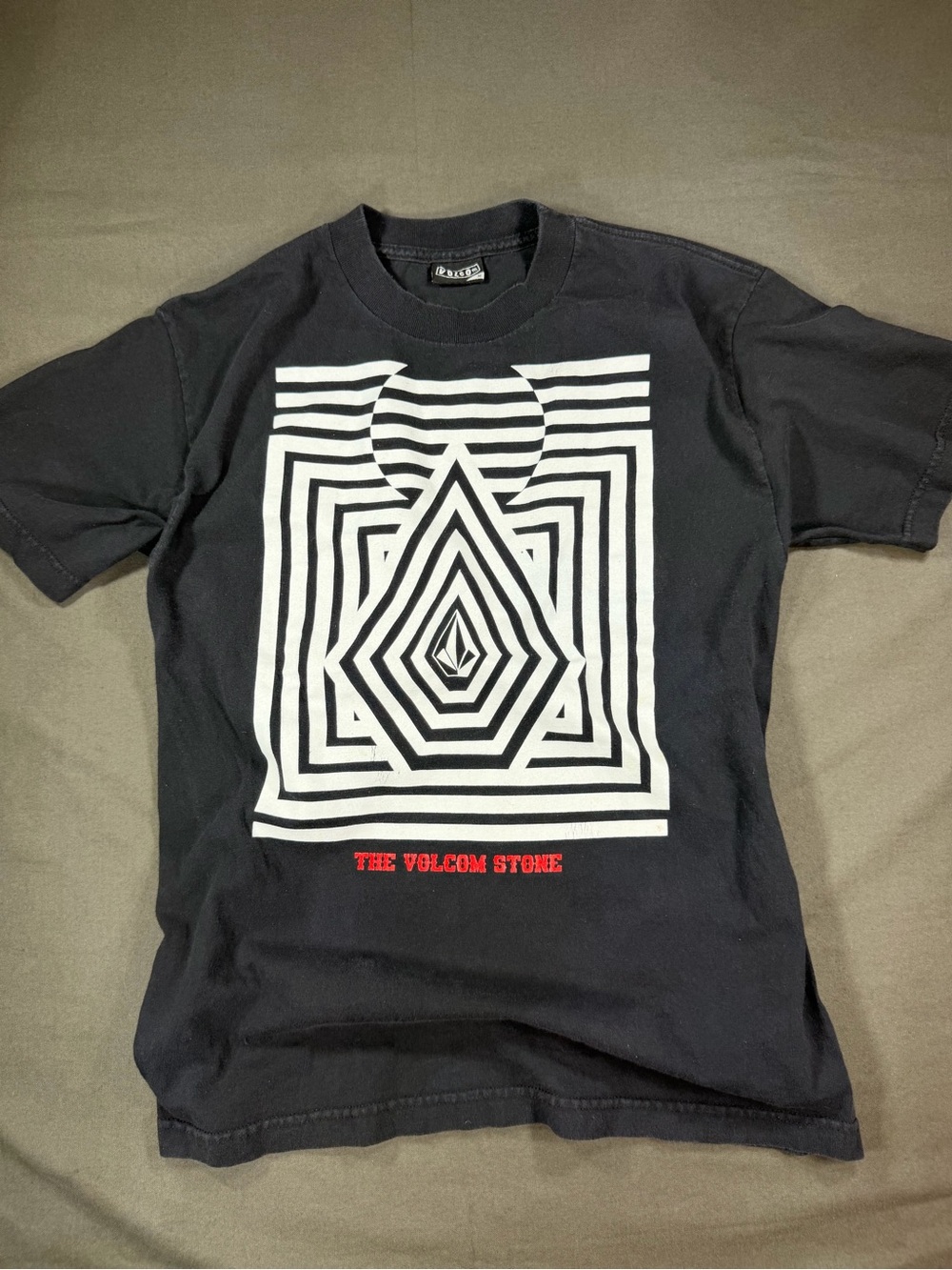 Volcom Black Graphic Short-Sleeve Tee Size M